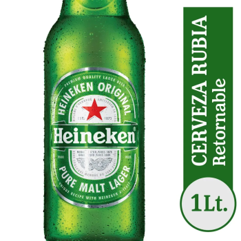 CERVEZA HEINEKEN 1 L.