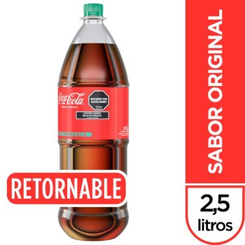 COCA COLA 2.5L RETORNABLE COKE