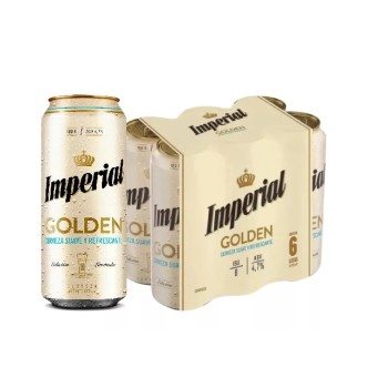 CERVEZA IMPERIAL GOLDEN 473 PACK X6