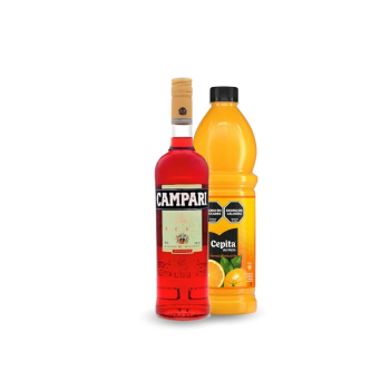 CAMPARI 750 ML + CEPITA 1,5 L