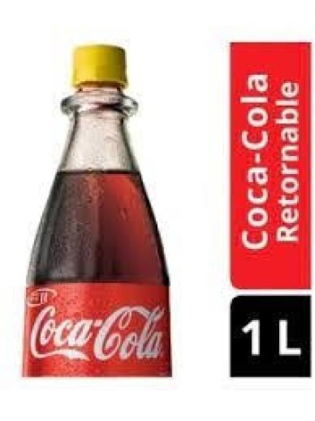 COCA COLA RETORNABLE 1 LITRO CAJON MAYOR GASEOSAS