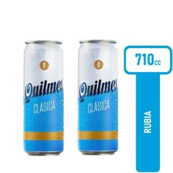 CERVEZA QUILMES LATON 710 X 2 - OFERTA
