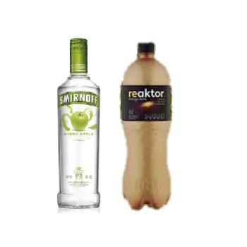 # - SMIRNOFF SABORIZADO + REAKTOR 1.5 - DELIVERY