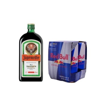 COMBO JAGER + 4 RED BULL CHICOS - PROMO