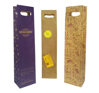 BOLSA 1 VINO (RIÑON) (X10)