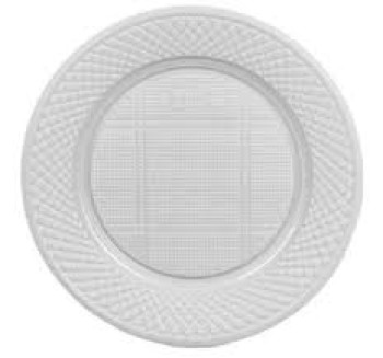PLATOS  PLASTICO  22 CM (X 50) BDN
