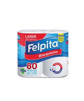 HIGIENICO FELPITA 4X80 MTS.