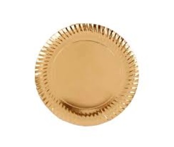 PLATO DORADO 20CM (X10)