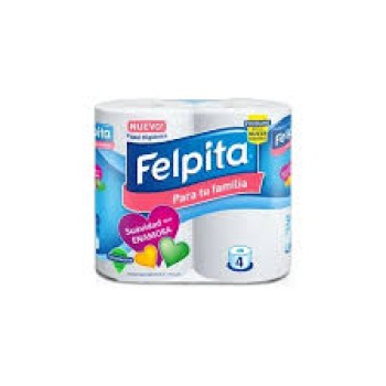 HIGIENICO FELPITA 4X30 MTS. (BULTO X 12)