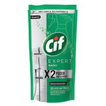 CIF EXPERT BAÑO D.P. 450 ML.
