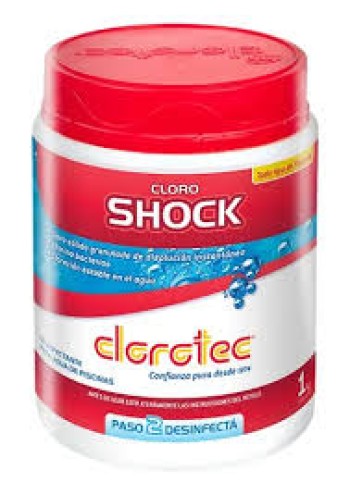 CLORO SHOCK GRANULADO 1 KG.