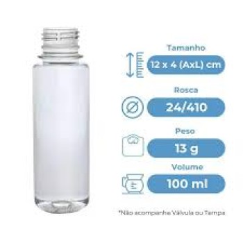 FRASCO 100 ML. ROSCA 24