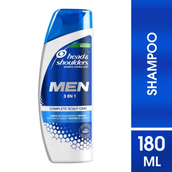 HEAD&SHOULDERS SH. 3 EN 1 180ML