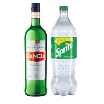 GANCIA X 950 + SPRITE X 2.25 + HIELO