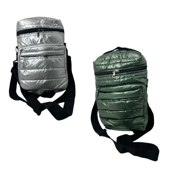 Mochila Matera Matelassé Metalizado. PREMIUM.