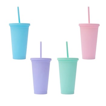 Vaso Soft Liso con Sorbete.