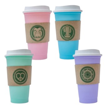 Vaso Soft Liso con Faja de Cartón.