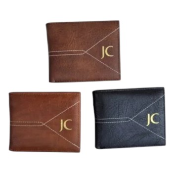 Billetera Hombre JC Detalle Costura.