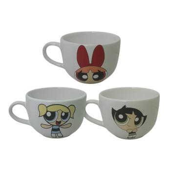 Tazón Cerámica Blanco Diseño.