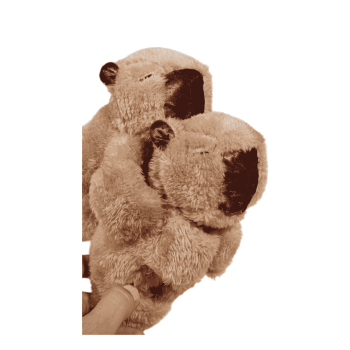 Peluche Capybara. Abrazo.