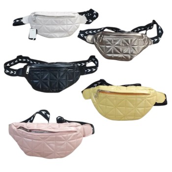 Riñonera Matelaseada y Correa Bicolor.