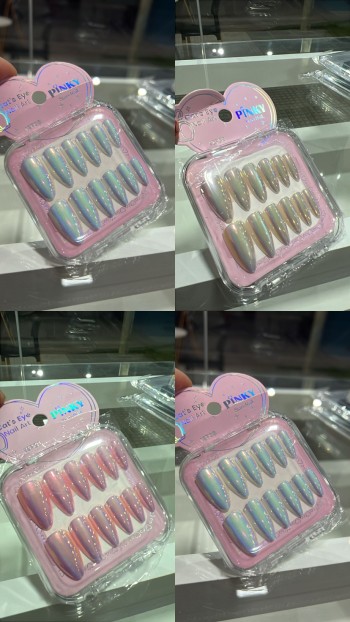 PRESS ON AURORA PINK