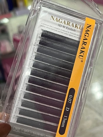PESTAÑAS NAGARAKU TECNOLOGICA 3D 0.07D MEDIDA 13MM