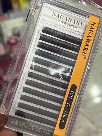 PESTAÑAS NAGARAKU TECNOLOGICA 3D 0.07D MEDIDA 11MM