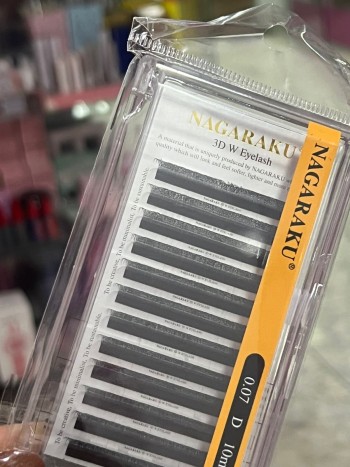 PESTAÑAS NAGARAKU TECNOLOGICA 3D 0.07D MEDIDA 10MM