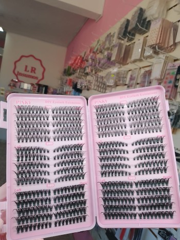PESTAÑAS POR PUNTO PINKY DIY