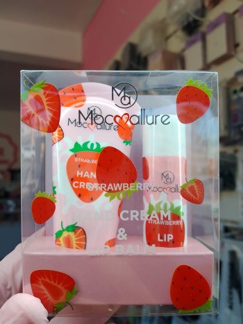 SET DE CREMA DE MANOS Y BALSAMO LABIAL
