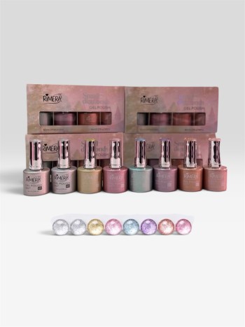 ESMALTES PASTELES CON GLITTERS