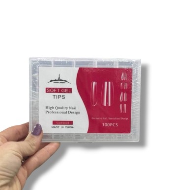 TIPS SOFT GEL 5 CUADRADA