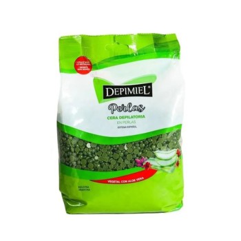 CERA EN PERLAS VEGETAL VERDE 800GS