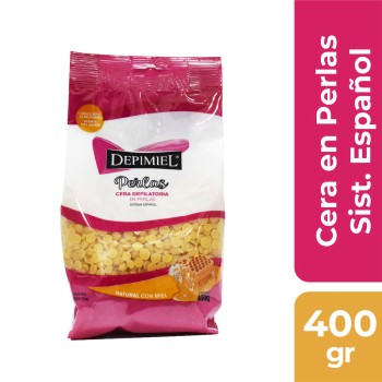 CERA EN PERLAS ROSA 400GS
