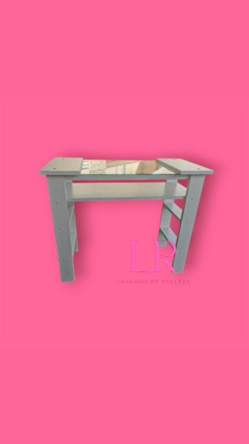 MESA CON VIDRIO