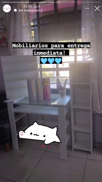 MESA CON VIDRIO