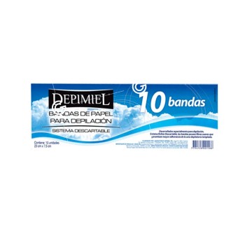 BANDAS DEPILATORIAS X 10U