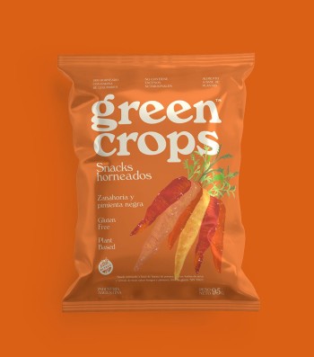 GREEN CROPS - Snack Zanahoria Teriyaki paq. x 45 grs (12)