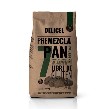 DELICEL - Premezcla para Pan Integral paq. x 500 grs