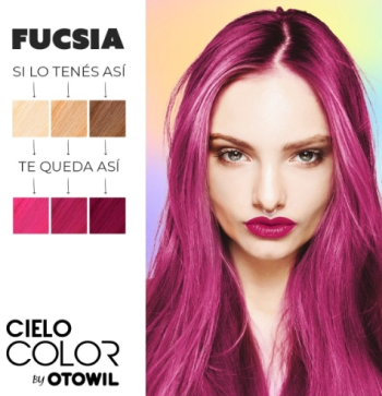 OTOWIL CIELO COLOR FUCSIA 50G