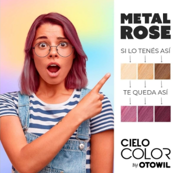 OTOWIL CIELO COLOR METAL ROSE 50G