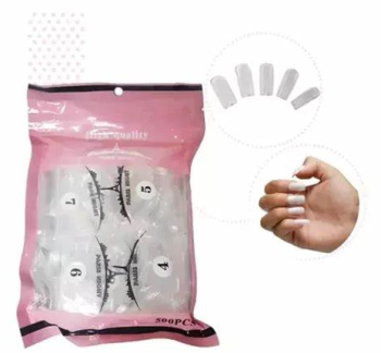 Tips Soft Gel Y Press On Paris Night X500 Unidades cuadrada