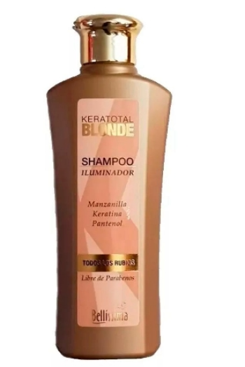 Shampoo Iluminador Keratotal Blonde Rubios Bellissima 270 Ml