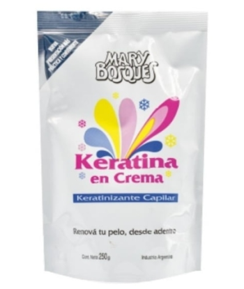 MARY BOSQUES KERATINA EN CREMA SOBRE x 250 grs.