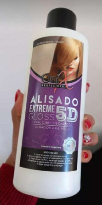 onix alisado extreme gloss 5D 500ml lacio y brillo