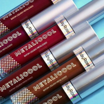 Labial Liquido Metalizado Metalicool Ruby Rose Original