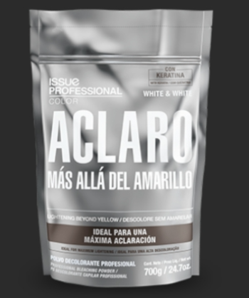 polvo decolorante issue white white aclaro mas alla 700g