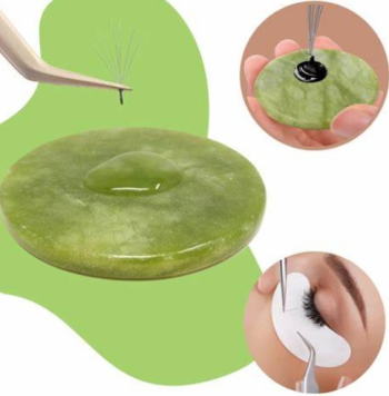 piedra jade para pestaña