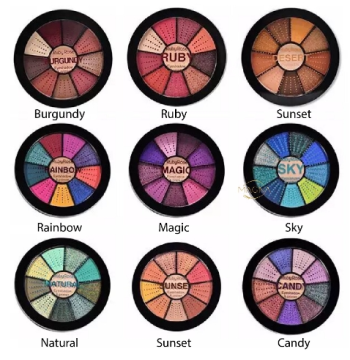 RUBY ROSE KIT 9 SOMBRAS Y 1 PRIMER
